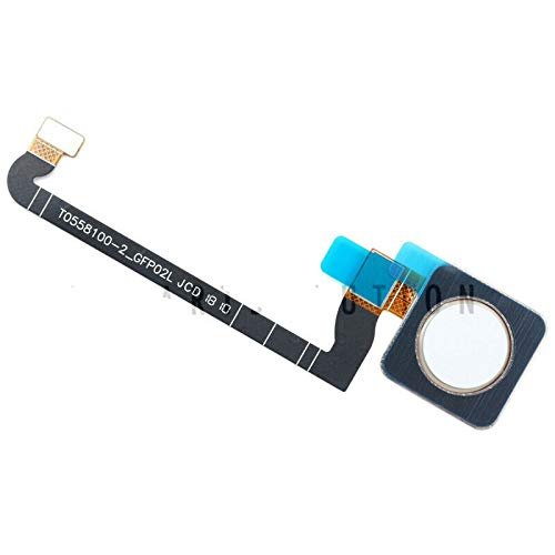 ePartSolution_Home Button Key Button Flex Cable Ribbon Fingerprint Sensor Scanner for Google Pixel 3 (2018) G013A Replacement Part USA (White)