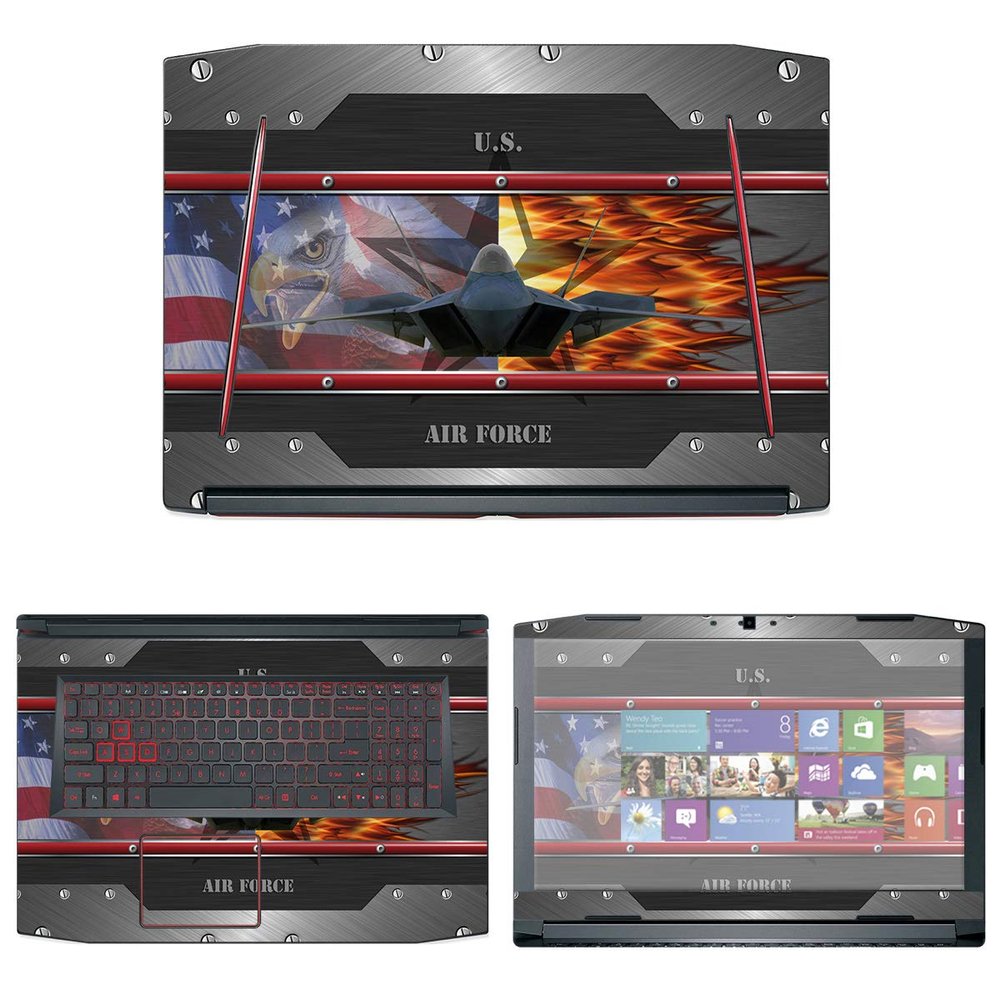 Decalrus - Protective Decal Military Skin Sticker for Acer Predator Helios 300 PH317 (17" Screen) case Cover wrap ACpredatorHelios17-193