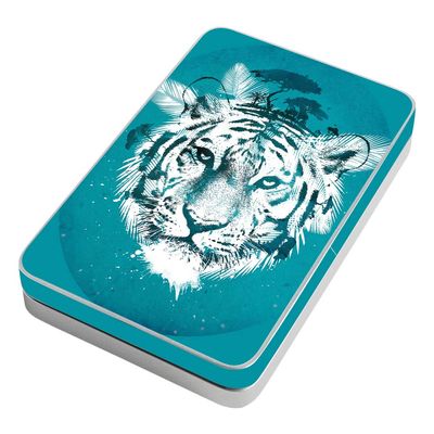 MightySkins Skin Compatible with Lifeprint 3x4.5 Hyperphoto Printer - White Tiger | Protective, Durable, and Unique Vinyl Decal wrap Cover | Easy to Apply, Remove, and Change Styles | Made in The USA