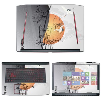 Decalrus - Protective Decal Asian Inspired Skin Sticker for Acer Predator Helios 300 PH317 (17" Screen) case Cover wrap ACpredatorHelios17-135