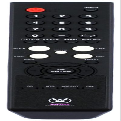 New Westinghouse RMT-12 RMT12 TV Remote for Westinghouse TVs CW26S3CW, CW39T8RW, EW39T4LZ, EW46T4LZ, VR5585DFZ
