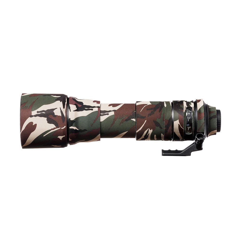 easyCover Lens protection camouflage cover Compatible for Tamron 150-600mm 5-6.3 Di VC USD AO11 Green Camo