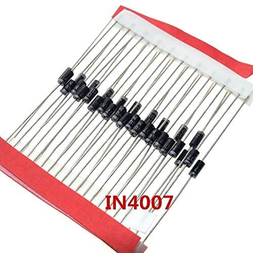 Stayhome 100PCS 1A 1000V Diode 1N4007 IN4007 DO-41 IN4001 50V IN4002 100V IN4003 200V IN4004 400V Plastic Silicon Rectifier IN4148