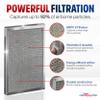 20x25x1 Electrostatic Air Filter, MERV 8, Washable, Reusable Furnace AC/HVAC Filter, Energy Saving, Easy to Clean, Long-Lasting by LifeSupplyUSA view 2