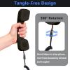 KINXIYU Telephone Cord Detangler and 360 Swivel Anti-Tangle Cord - 7.5Ft Uncoiled, 1.5Ft Coiled Landline Handset Cable view 2