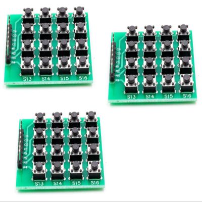 3 x CANADUINO 4x4 Matrix 16-Key Keypad for Arduino Raspberry etc, Tactile Buttons