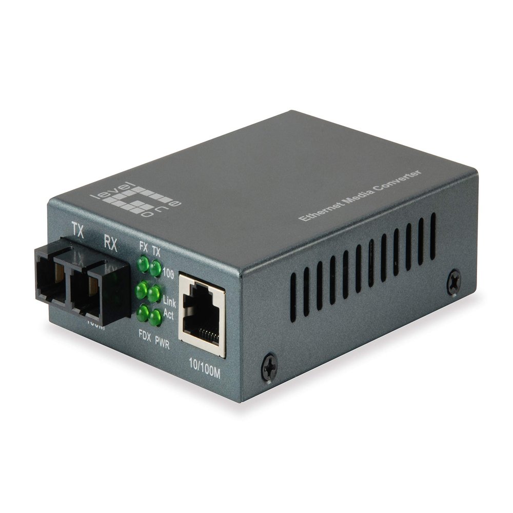 LevelOne Media Converter FVT-1102 RJ45>SC SM 2 km