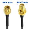 BINGFU SMA Male to SMA Female Bulkhead Mount RG174 Antenna Extension Cable 1m 3 feet Compatible with 4G LTE Router Gateway Cellular RTL SDR Dongle ADS-B Receiver view 3