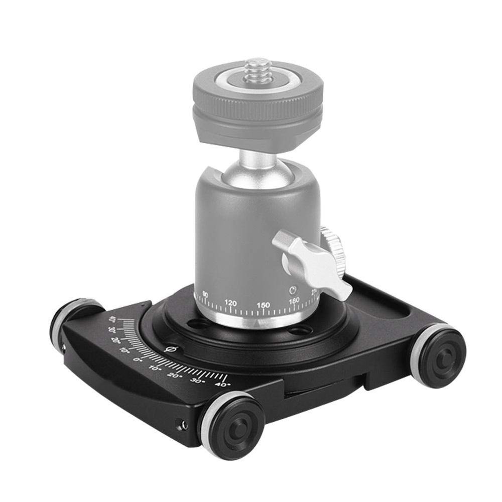 Tabletop Camera, trackless Slider, Video cart-Acouto Tabletop Top Car Roller Desktop Video Rail Track Slider DSLR Rig Film Camera