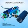 XENEO X21 Portable Bluetooth Wireless Speaker Waterproof with FM Radio, Micro SD Card MP3 Player for Outdoor (Blue) view 3