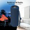 XENEO X21 Portable Bluetooth Wireless Speaker Waterproof with FM Radio, Micro SD Card MP3 Player for Outdoor (Blue) view 4