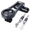 Bike Stem Mount,Out Front Bicycle Computer Combo Mount for Garmin Edge Gopro 130 200 500 510 520 800 810 820 1000 1030 Touring,4color-Gray view 1