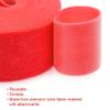 2'' Wide 16.4'/5 Yards Long Hook and Loop Cable Tie Cord Wrap Fastener Nylon Power Cord Management Wire Organizer Strap Reusable Cut to Size Self Gripping Tape Roll (Red)- 4''Wide Available view 3