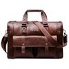 17 inch men Business bag Travel Briefcase Laptop Messenger Bags Vintage pu leather Shoulder bag view 1