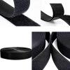 4'' Wide 5 Yards Long Heavy Duty Hook & Loop Cable Tie Cord Wrap Fastener Nylon Power Cord Management Wire Organizer Strap Reusable Cut to Size Self Gripping Tape Roll view 4