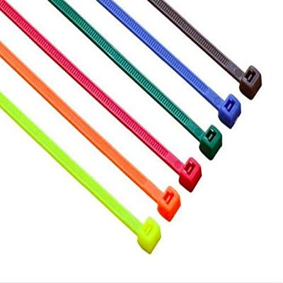 2000 Cable Ties 4" Multi Color 18LB Cable Zip Tie Down Strap Wire Nylon Wrap (10000, Red)