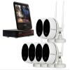 (2024 Upgraded Ver.) [8CH] Crystal Vision CVT808A-61C 1080P Full HD Wireless Surveillance System, 6 x 3MP Floodlight 2 Way Audio Siren Cameras view 1