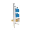 3 HDMI Keystone Wall Plate,PHIZLI Cat 6 Keystone Coax Cable TV F Type Wall Plate Female-Female Faceplate view 4