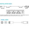 Video Balun Single Channel Transceiver, Passive Analog Signal Transceiver Transmitter CCTV Security Camera System - SVT-01HP view 3