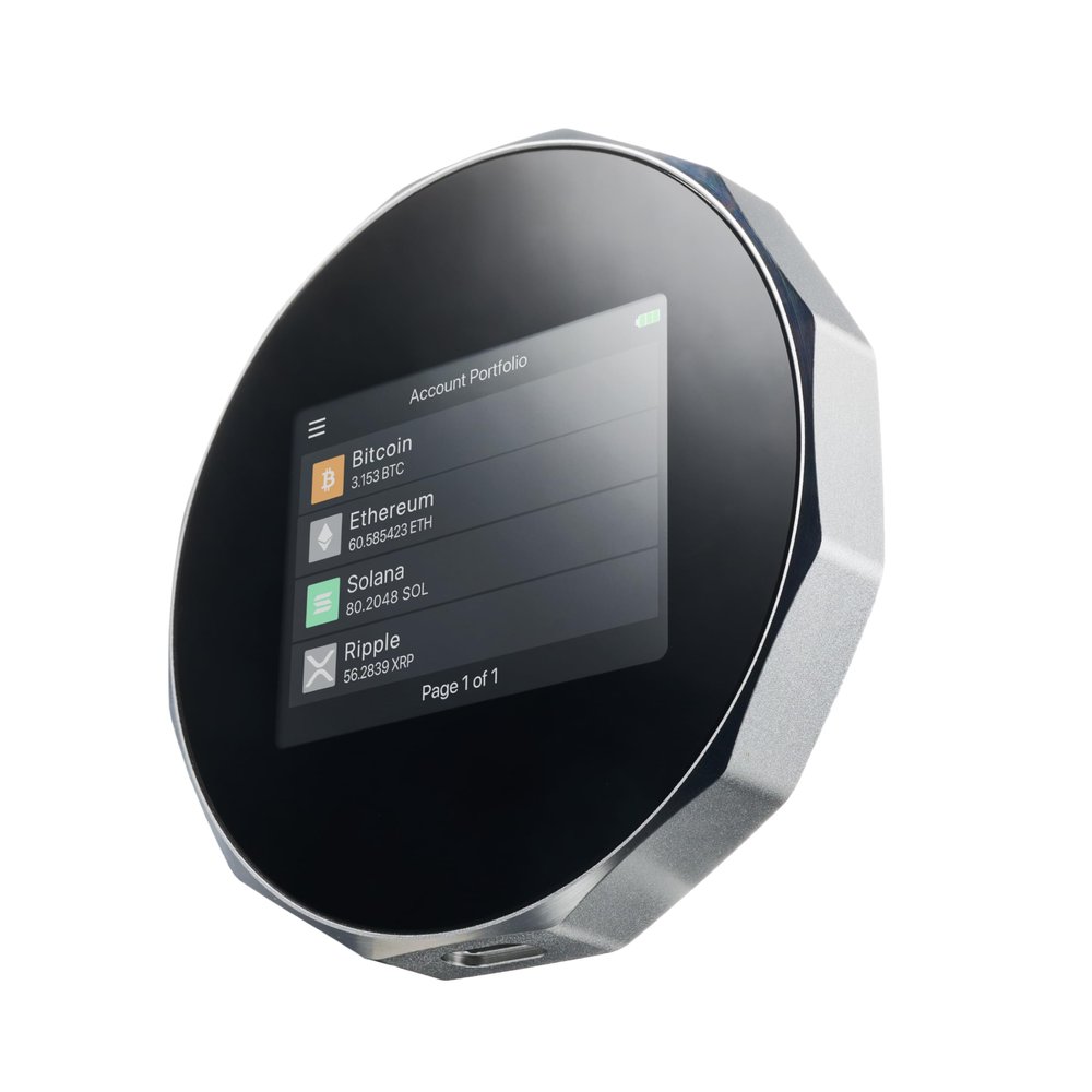 SecuX V20 Plus - Most Secure Crypto Hardware Wallet w/Bluetooth & NFT Support - Cross Platform - Easily Manage Your Bitcoin, Ethereum, BTC, ETH, SOL, LTC, Doge, BNB, XLM, ERC20, BSC and More (V20)