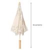 Fdit Mini Handmade Lace Silk Embroidery Flower Umbrella (Smaller Than Your Imagination !!!!)(Just for Photography or Decor, not Practical for Raining Day)(L-Beige) view 2