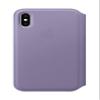 Apple iPhone Xs Leather Folio Case - Lilac view 2