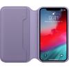 Apple iPhone Xs Leather Folio Case - Lilac view 3