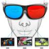2017 Cool Universal Type 3D Glasses Red Blue Cyan Anaglyph 3D Plastic Glasses TV Movie Video DVD Game Cinema 3D Vision Glasses view 1