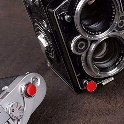 1Pcs Camera Metal Soft Shutter Release Button for Fujifilm X100 Leica M4 M6 (Red)