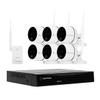(2022 Upgraded Ver.) [8CH] Crystal Vision CVT808N-61C 1080P Full HD Wireless Surveillance System NVR CCTV w/ 2TB HDD, 6 x Audio Cameras w/Repeater view 1