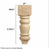 Osborne Farm Coffee Legs in Knotty Pine (Set of Four), Replacement Legs for Farmhouse and Country Design, Unfinished Wooden Table Legs, Ready to be Finished, Wood Legs for Bench Seats or Coffee Tables view 2