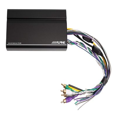 Alpine KTA-450 4-Channel Power Pack Amplifier with Dynamic Peak Power 45W RMS x 4, At 2 Or 4 Ohms