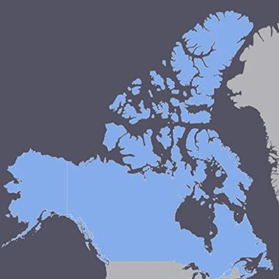 Canada Alaska GPS Map for Garmin Devices