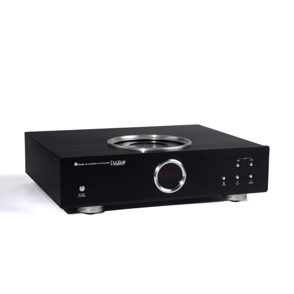 BADA HD-23 Hi-Fi Vacuum Tube Professional CD Player with Remote (Black)