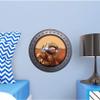 12" Port Scape The Martian Exploring Mars #2 Porthole Window Wall Decal Removable Wall Sticker Space Ship Window Instant View Boys Bedroom Decor view 2