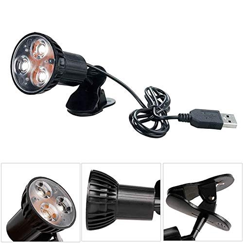 1Pc Mini Super Bright Flexible 3 LED Swivel Clip-on Book Reading Light Lamp New