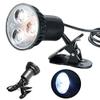 1Pc Mini Super Bright Flexible 3 LED Swivel Clip-on Book Reading Light Lamp New view 2