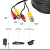 Amcrest 4-Pack 4K Security Camera Cable - 150FT BNC, All-in-One Video & Power for HDCVI, HDTVI, Analog, DVR (4PACK-SCABLE4K150B-PP) view 2