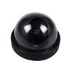 Black Plastic Smart Indoor/Outdoor Dummy Home Dome Fake CCTV Security Camera with Flashing Red LED Light CA-05 Dropshipping view 1