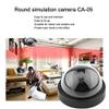 Black Plastic Smart Indoor/Outdoor Dummy Home Dome Fake CCTV Security Camera with Flashing Red LED Light CA-05 Dropshipping view 3