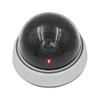 Home Safe Camera Outdoor Indoor Red LED Flashing Light White Dummy Dome CCTV Security Camera Cam view 1
