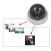 Home Safe Camera Outdoor Indoor Red LED Flashing Light White Dummy Dome CCTV Security Camera Cam view 2