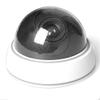 Home Safe Camera Outdoor Indoor Red LED Flashing Light White Dummy Dome CCTV Security Camera Cam view 3