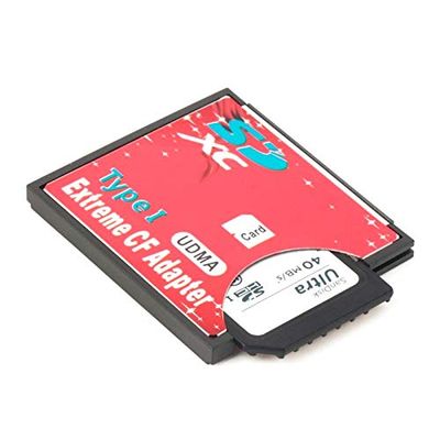 100% Single Slot Extreme for Micro SD/SDXC TF to Compact Flash CF Type I Memory Card Reader Writer Adapter Newest