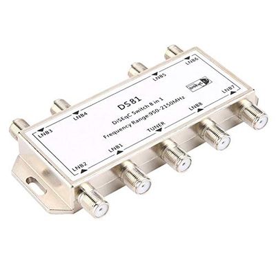 GST-8101 8 in 1 Satellite Signal DiSEqC Switch LNB Receiver Multiswitch Wholesale