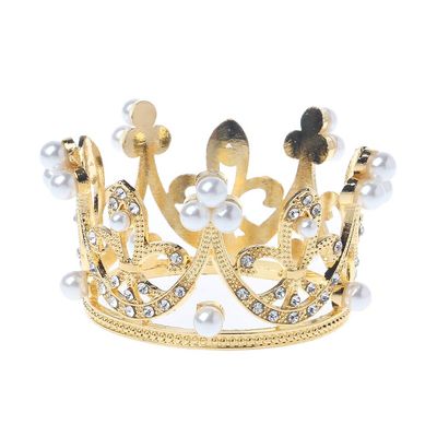 Zripool Little Baby Girls Boys Photography Gold Crown Props Little Baby Photo foto shooting Crown Accessories Infant bebe fotografia Prop (Gold)
