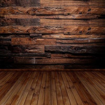 60 * 60cm/23.6 * 23.6in Retro Vintage Wood Grain Wall Photography Studio Backdrop Photo Background for Studio Photography Newborn Children Baby Photos(K-10008)