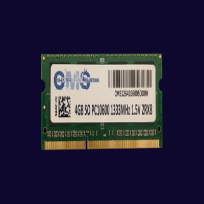 CMS 4GB (1X4GB) DDR3 10600 1333MHZ Non ECC SODIMM Memory Ram Compatible with Toshiba Satellite L775D-S7112 L775D-S7135 L775D-S7107 - A30