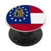 State Flag Map USA 50 States Design GEORGIA view 1
