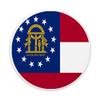 State Flag Map USA 50 States Design GEORGIA view 3